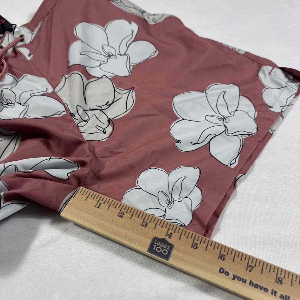 Ted Baker Swim Trunks Men's US Large‎ UK 5 Pink Ampbell Large Scale Floral NWT